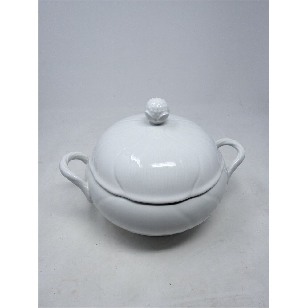 Mikasa Spring Magnolia FT900 Soup Tureen With Lid 10"L x 6"H Larry Laslo